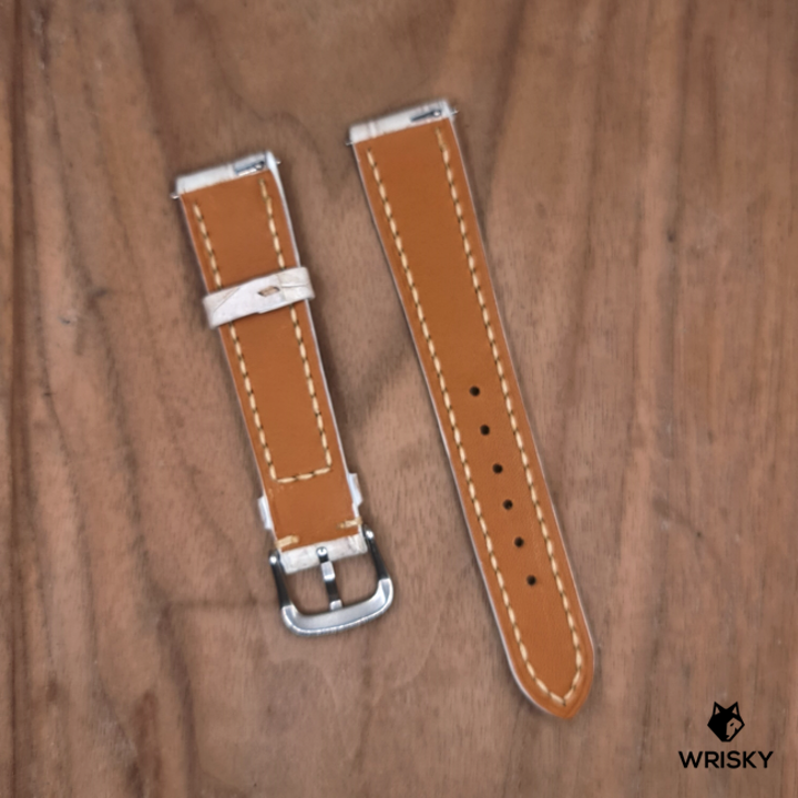 Himalaya Crocodile Leather Apple Watch Band 44 mm Classic Strap – Labodet