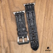 Load image into Gallery viewer, #1130 (Suitable for Apple Watch) Double Row Hornback Crocodile Leather Watch Strap