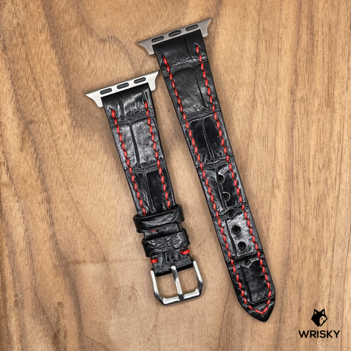 Alligator watch band on sale for apple watch