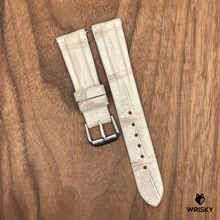 Load image into Gallery viewer, #688 (Quick Release Spring Bar) 19/16mm Himalayan Crocodile Leather Watch Strap