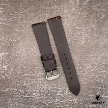 Load image into Gallery viewer, #614 20/16mm (Quick Release Spring Bar) Brown Ostrich Leg Leather Watch Strap