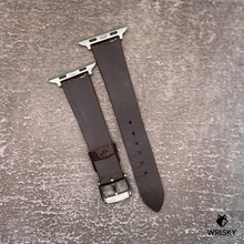 Load image into Gallery viewer, #621 (Suitable for Apple Watch) Brown Ostrich Leg Leather Watch Strap