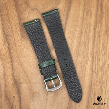 Load image into Gallery viewer, #996 (Quick Release Spring Bar) 20/16mm Dark Green Crocodile Belly Leather Watch Strap