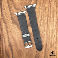 Load image into Gallery viewer, #736 (Suitable for Apple Watch) Grey Ostrich Leg Leather Watch Strap