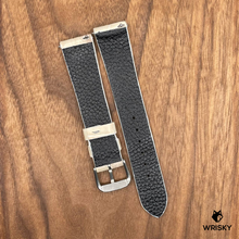 Load image into Gallery viewer, #676 (Quick Release Spring Bar) 19/16mm Himalayan Crocodile Belly Leather Watch Strap