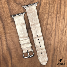 Load image into Gallery viewer, #740 (Suitable for Apple Watch) Himalayan Crocodile Belly Leather Watch Strap