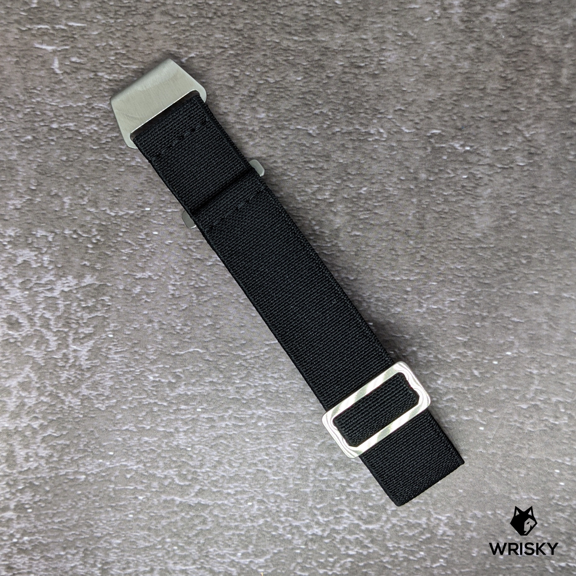 Elastic nato hot sale watch strap