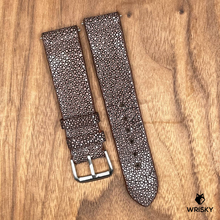 Load image into Gallery viewer, #764 (Quick Release Spring Bar) 20/18mm Brown Stingray Leather Watch Strap